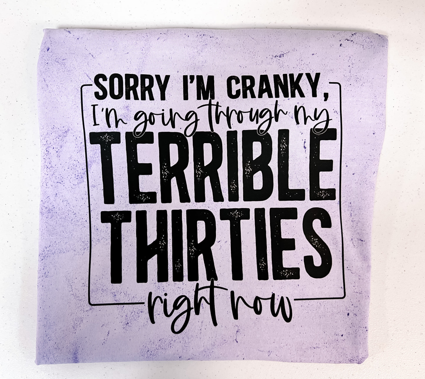 Sorry I’m Cranky